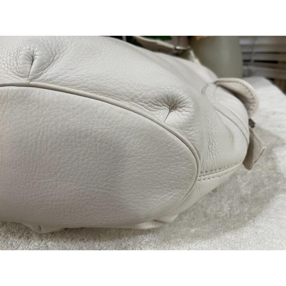 MICHAEL KORS brookville pocket shoulder hobo off-white bag purse (pu3000 - Picture 8 of 11